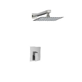 Concealed shower Set 304 Stainless Steel Mounted Bathroom Hand Shower mixer