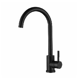 High quality 304 stainless steel black Kitchen faucet