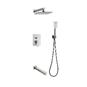 YUANTU modern 304SS Concealed shower with handle shower