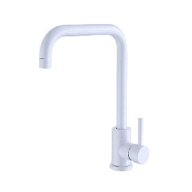 High quality 304 stainless steel white Kitchen faucet