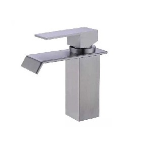 High quality 304 stainless steel square Basin mixer