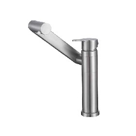 Deck mounted single handle 304 stainless steel wash Basin mixer for bathroom