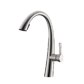 Best selling products swiveled spout single lever SUS304 Pull out kitchen mixer