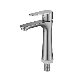 new style sanitary ware 304 stainless steel Single cold basin faucet