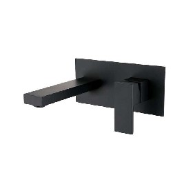 European bathroom accessories black 304 stainless steel Concealed basin faucet