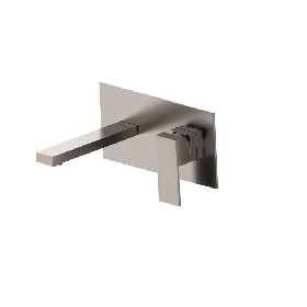 Modern 304 stainless steel Concealed basin faucet single handle wall mount