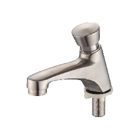 304 stainless steel bathroom brushed Single cold basin faucet