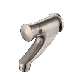brushed 304 stainless steel Single cold basin faucet