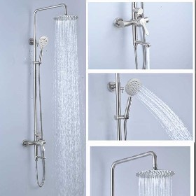 Complete With 304 Stainless Steel Waterfall Shower set