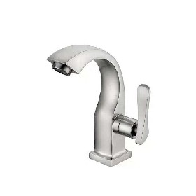 Single cold basin faucet Factory Supplier Modern Bathroom 304 Stainless Steel Tap