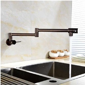 304 Stainless Steel Wall Mounted Kitchen cold tap Rotate Folding Spout