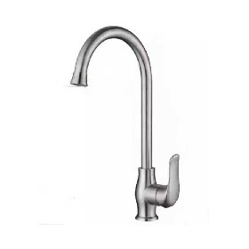 Single lever hot and cold water 304 Stainless Steel Kitchen faucet