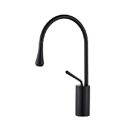 High Quality Modern Sink Taps Black 304 Stainless steel Kitchen faucet