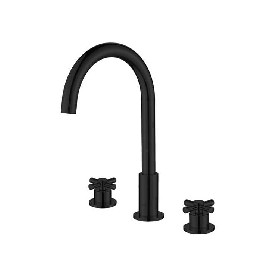 3-hole 304 stainless steel bathtub Split basin faucet mixer tap