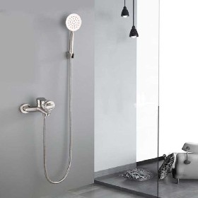 shower set mixer tap contemporary style in wall stainless steel 304 Bathtub mixer
