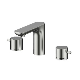 Bathroom Split basin faucet three hole 304 stainless steel hot and cold mixer