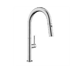 360 degrees Long Neck Pull out kitchen mixer Two Ways Of Outlet Water Tap
